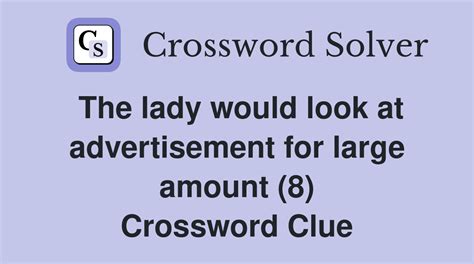 large amount crossword clue|bunch a large amount.